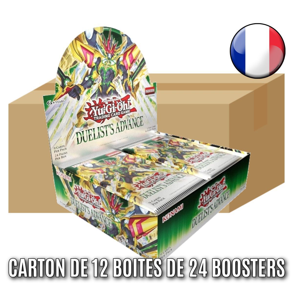 Lot de 12 Boites de 24 Boosters - L'Evolution du Duelliste - Yu-Gi-Oh! - DUAD - FR