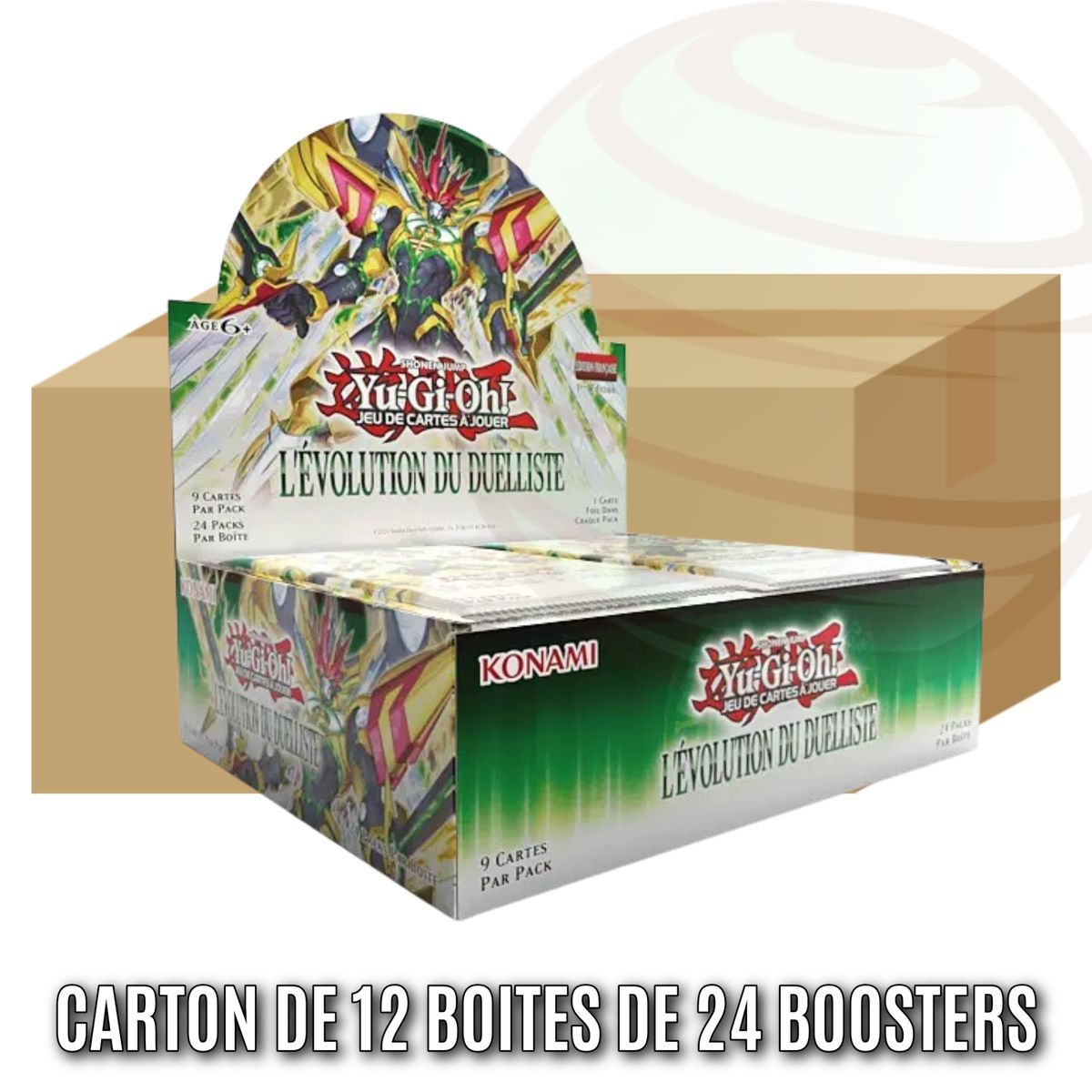 Lot de 12 Boites de 24 Boosters - L'Evolution du Duelliste - Yu-Gi-Oh! - DUAD - FR