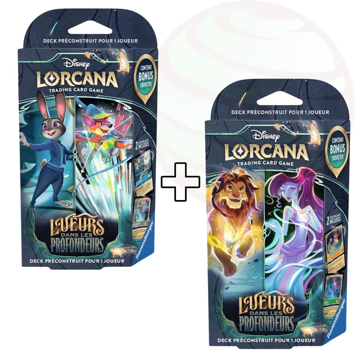 Lot de 2 Decks De Démarrage - Chapitre 10 : Lueurs des Profondeurs - Disney Lorcana - Set 10 - FR