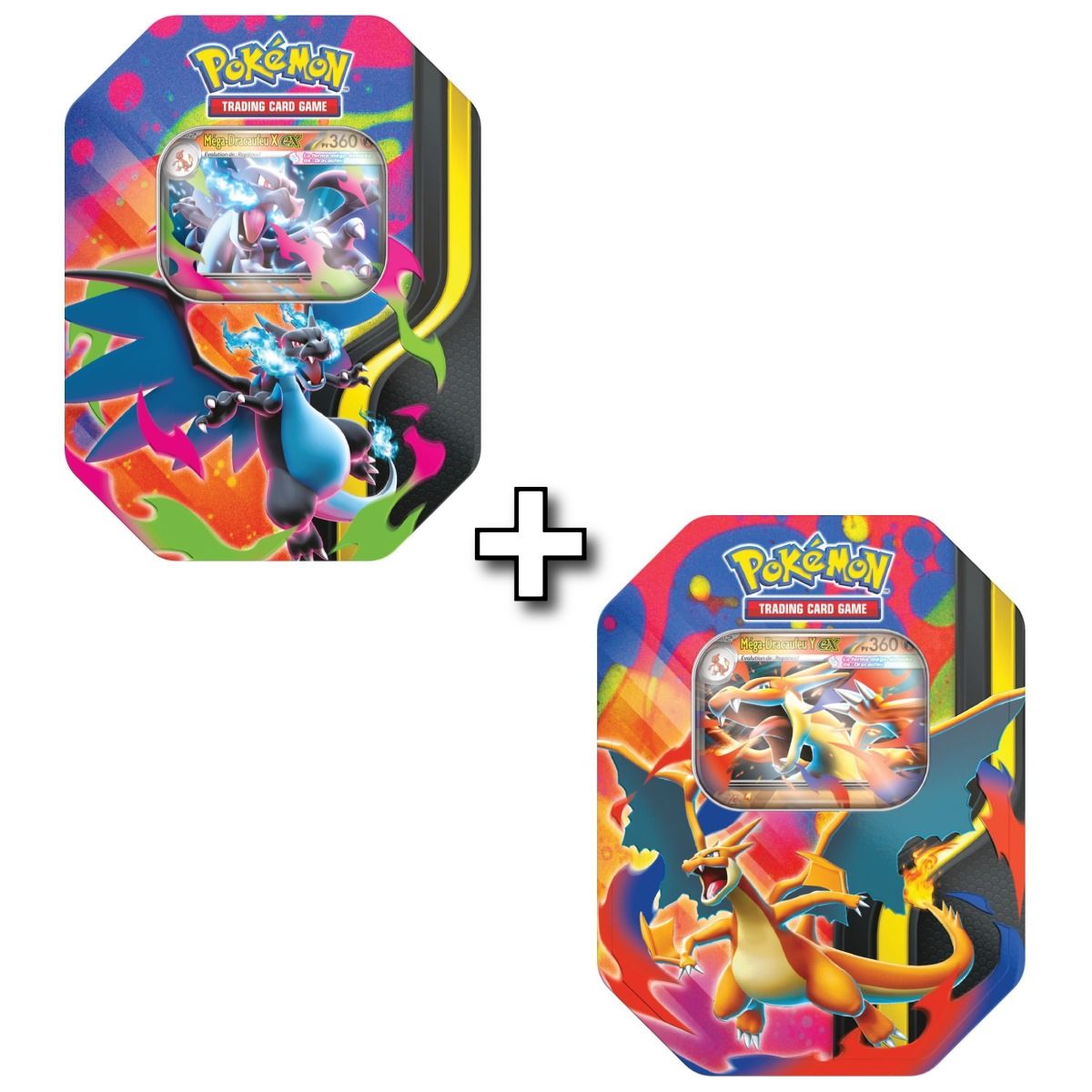 Lot de 2 Pokébox - 8 Boosters - Méga-Dracaufeu EX (X&Y) - Pokémon - FR