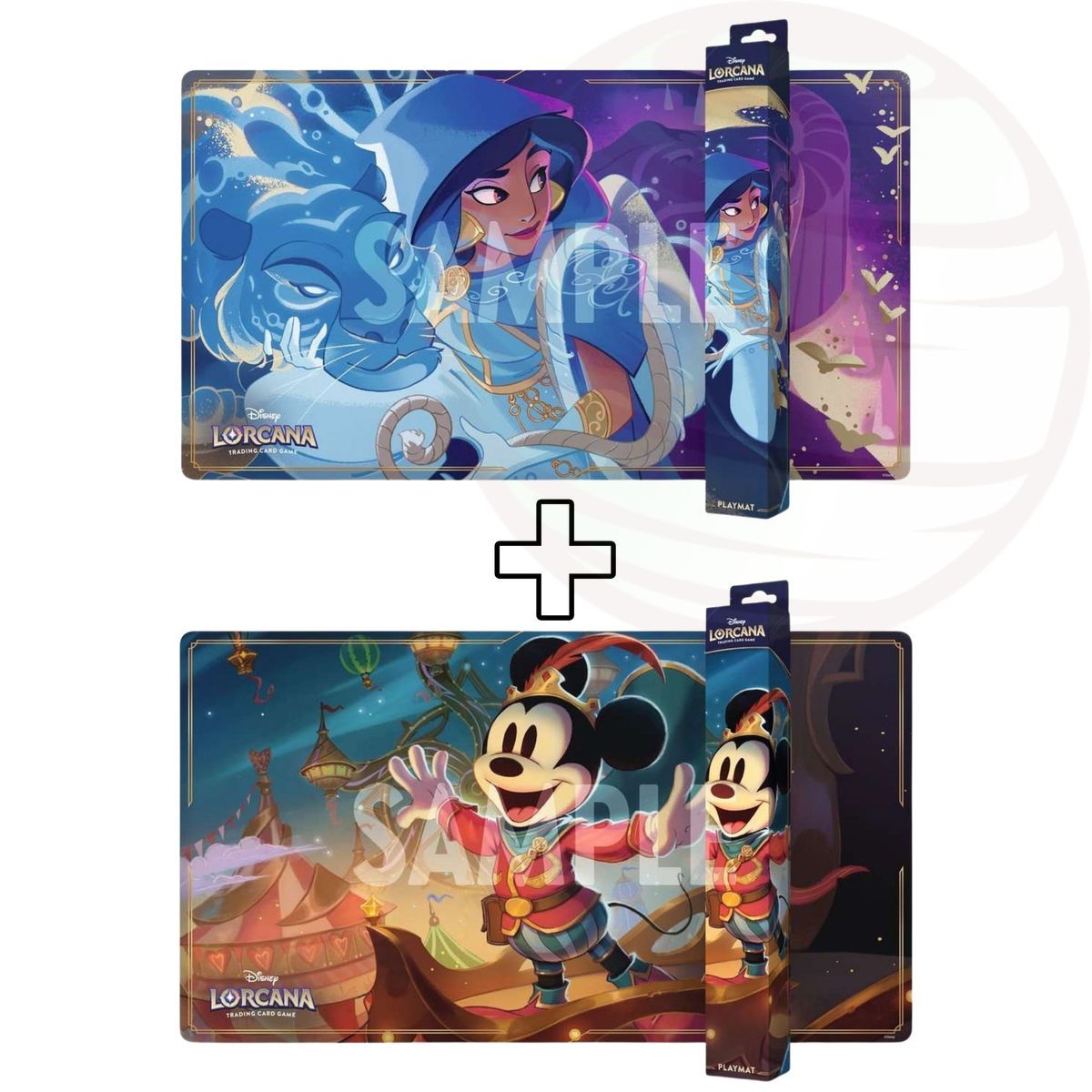 Lot de 2 Tapis de Jeux - Chapitre 10 : Lueurs des Profondeurs - Disney Lorcana - Set 10 - Scellé