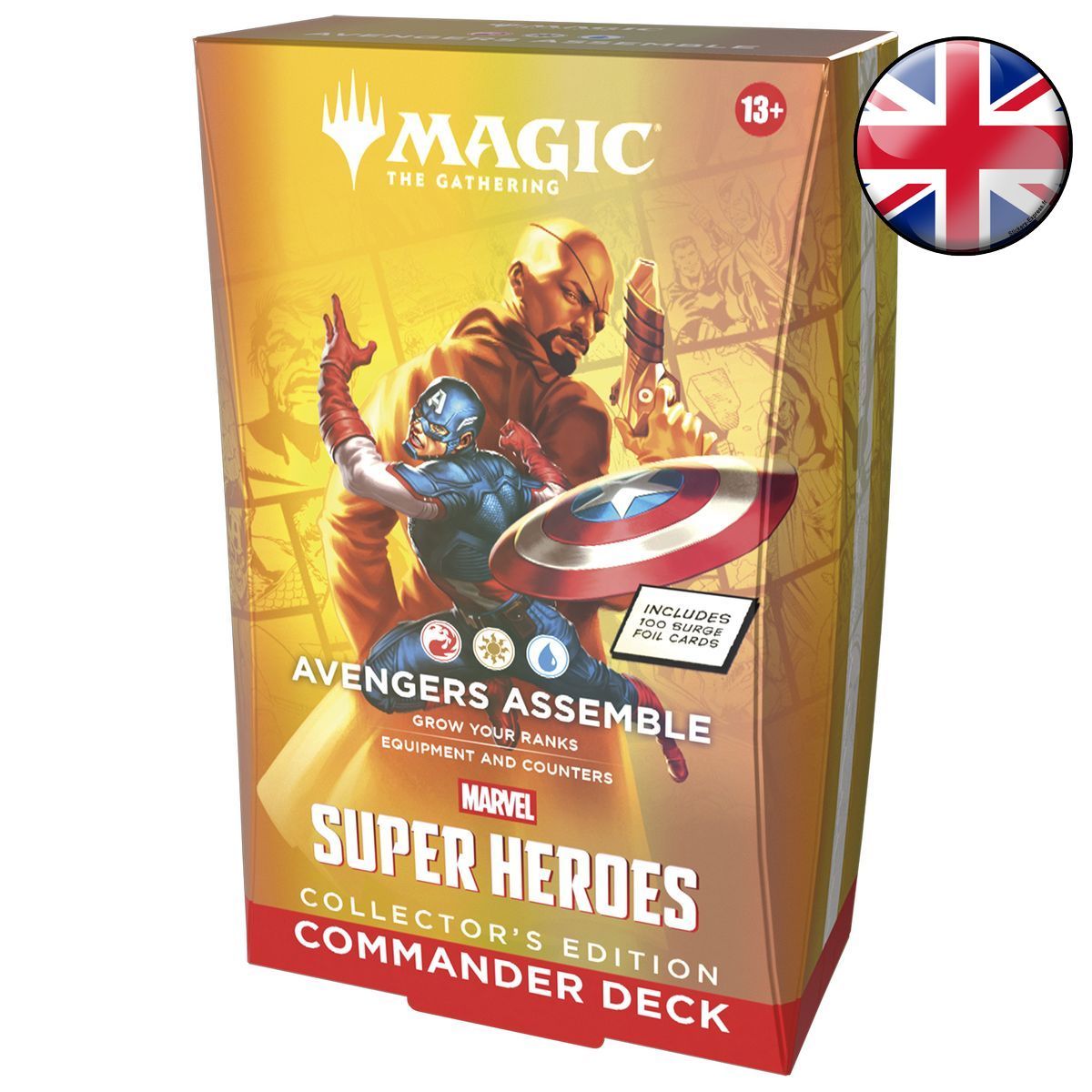 Lot de 4 Decks Commander Edition Collector - Marvel Super Heroes - Magic The Gathering - FR