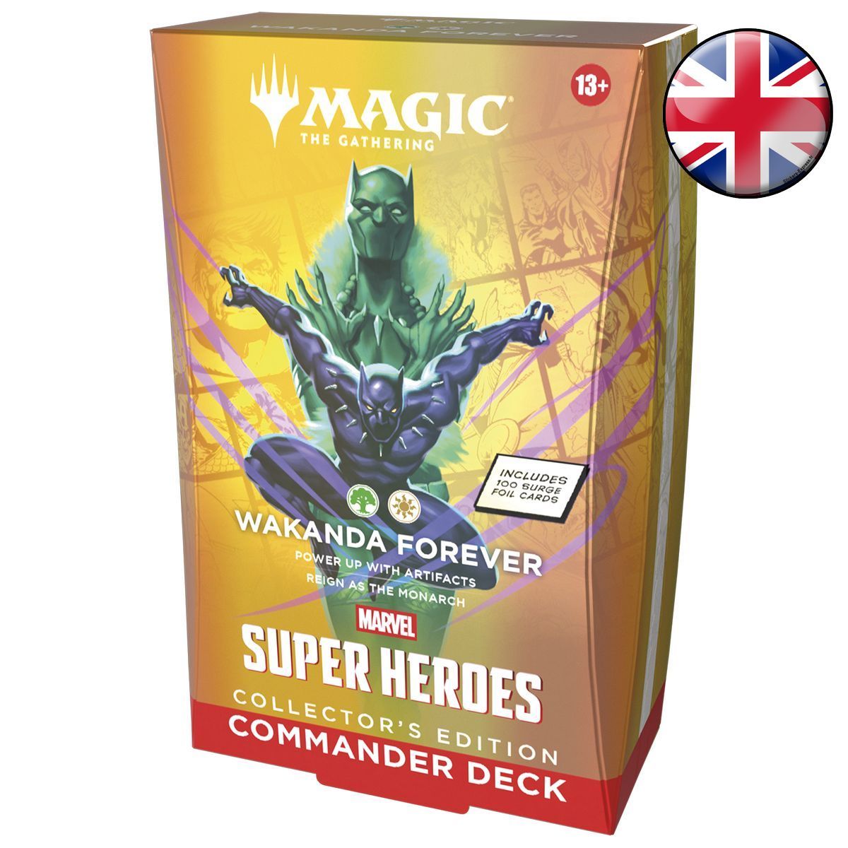 Lot de 4 Decks Commander Edition Collector - Marvel Super Heroes - Magic The Gathering - FR