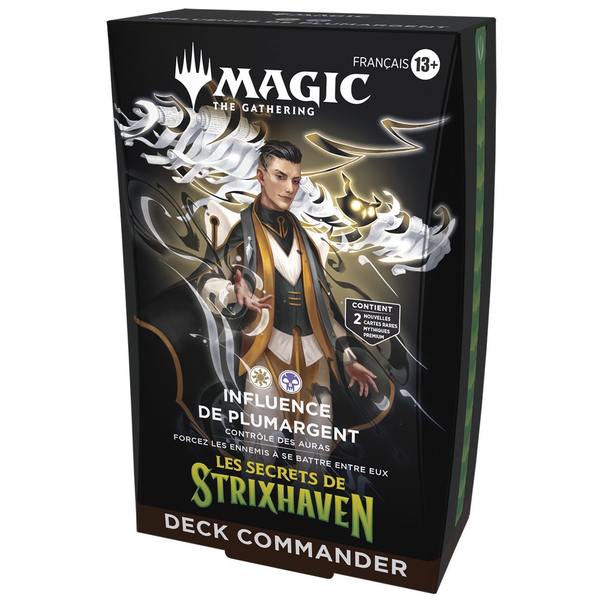 Lot de 5 Decks Commander - Les Secrets de Strixhaven - Magic The Gathering - FR