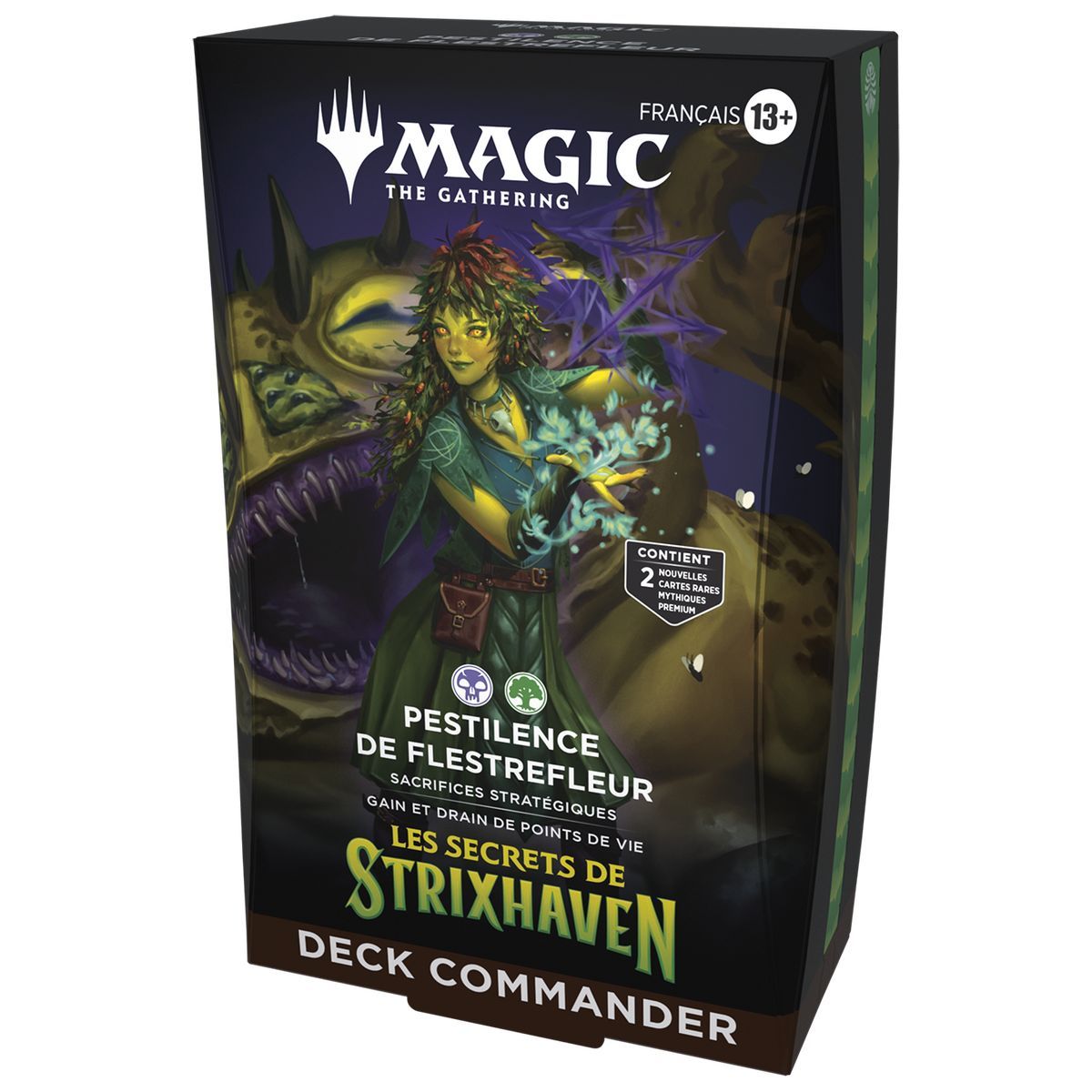 Lot de 5 Decks Commander - Les Secrets de Strixhaven - Magic The Gathering - FR