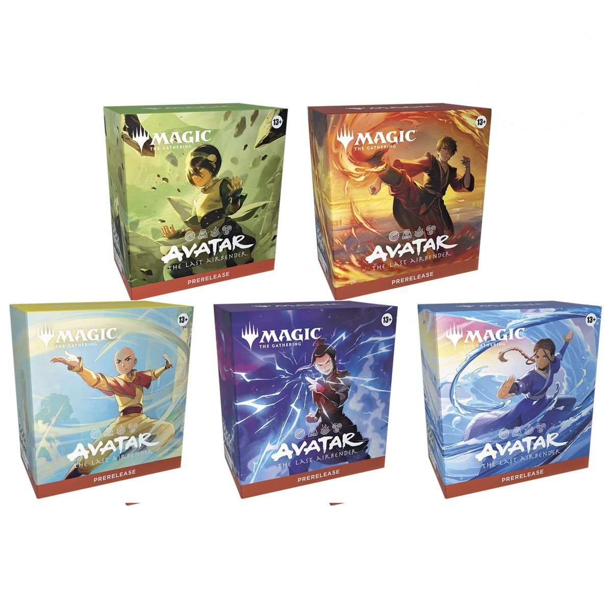 Lot de 5 Kit d'Avant Première (AP) - Avatar: Le Dernier Maitre de L'Air  - Magic The Gathering - FR