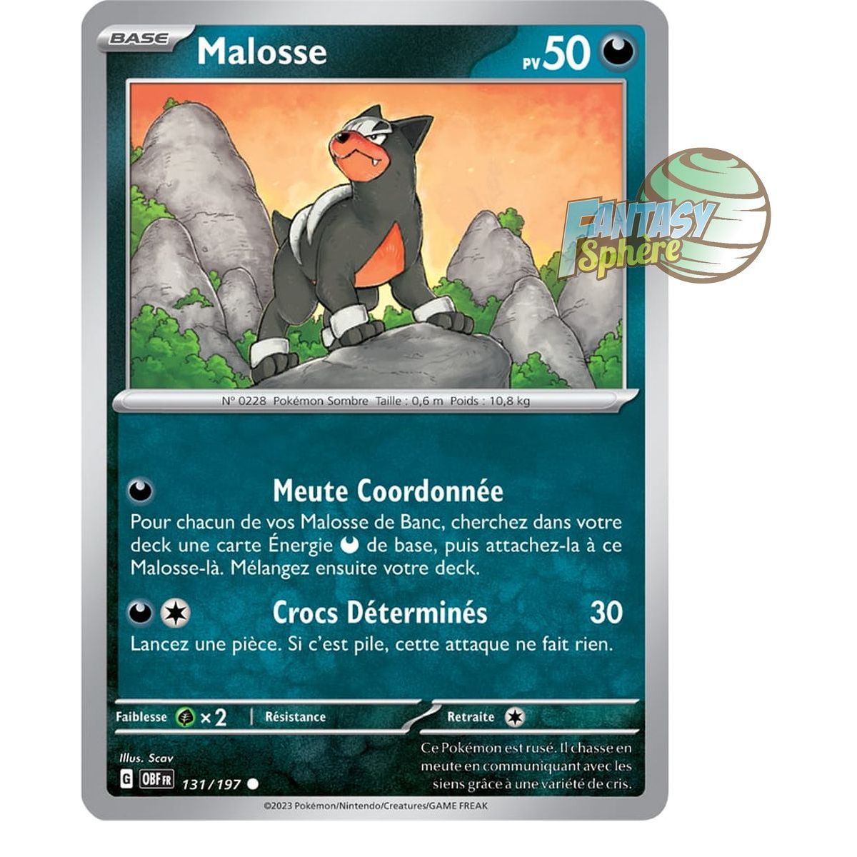 Malosse - Reverse 131/197 - Ecarlate et Violet Flammes Obsidiennes