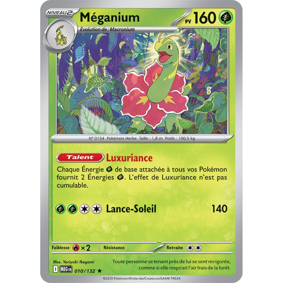 Méganium - Holo Rare 10/132 - Méga-Evolution