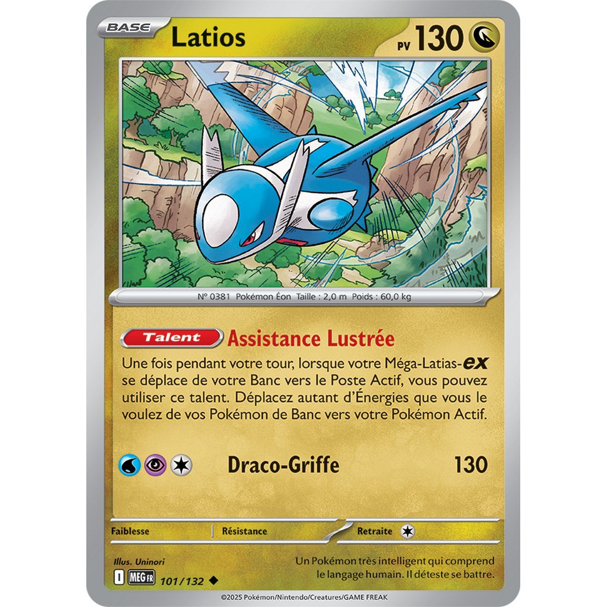 Latios - Reverse 101/132 - Méga-Evolution