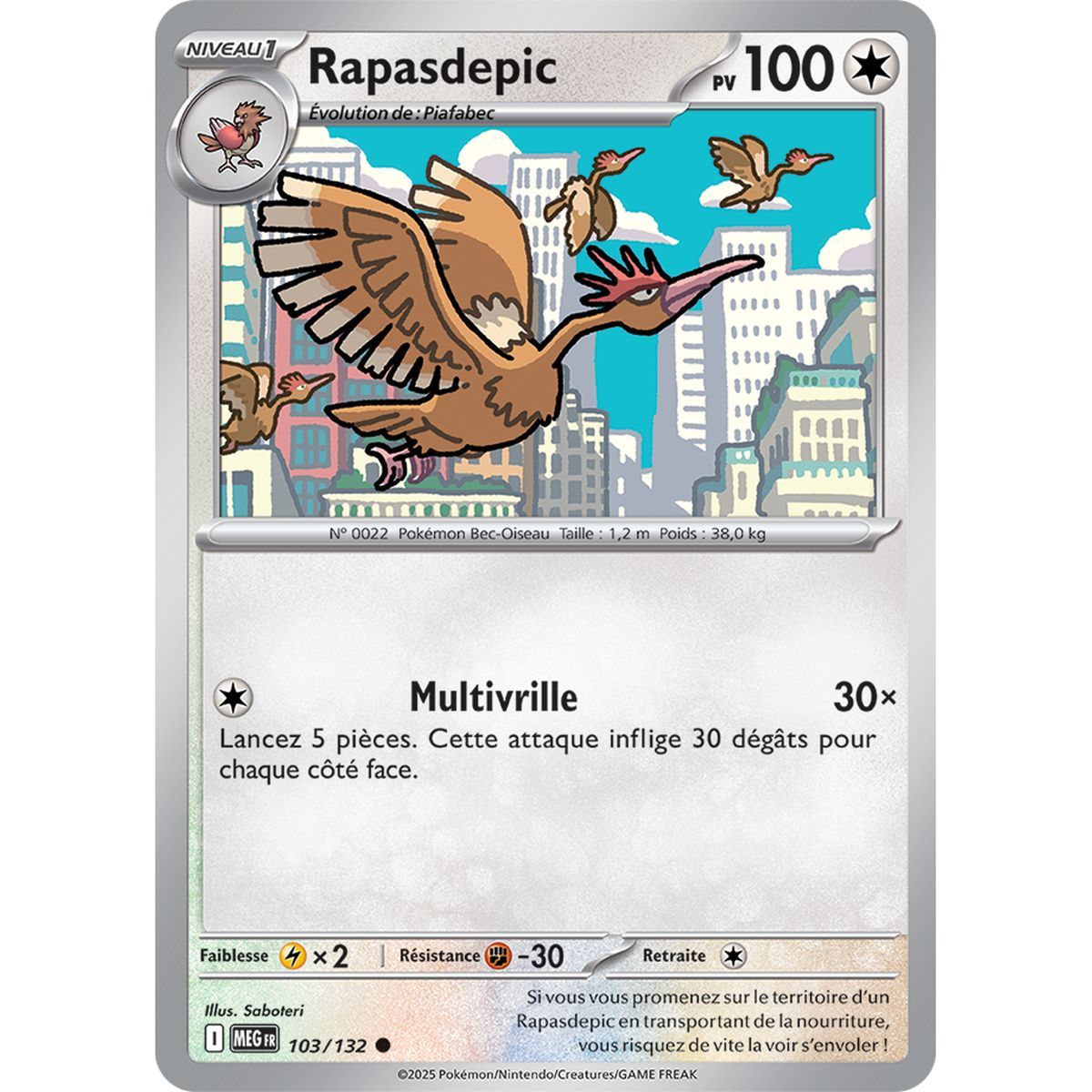 Rapasdepic - Reverse 103/132 - Méga-Evolution