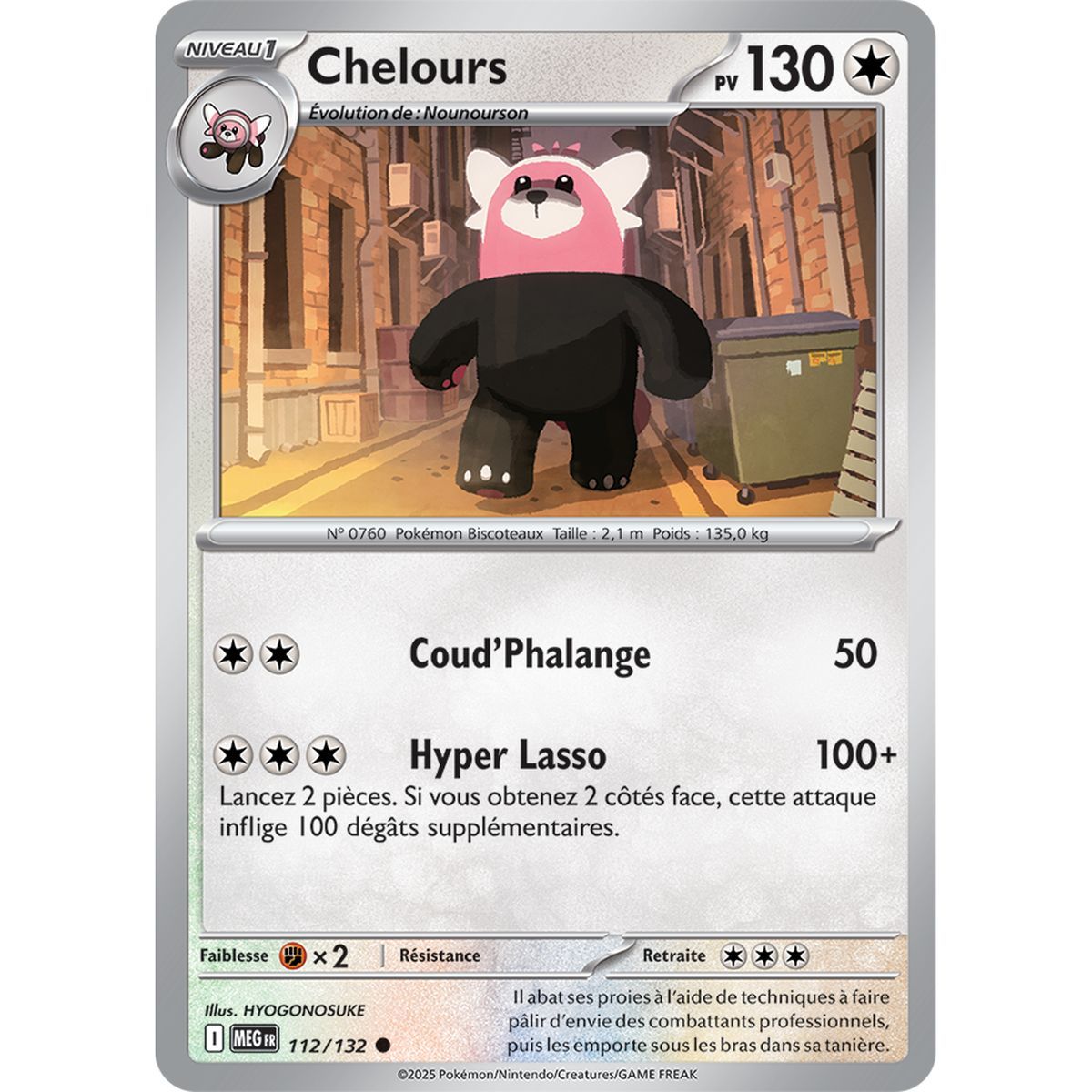 Chelours - Commune 112/132 - Méga-Evolution