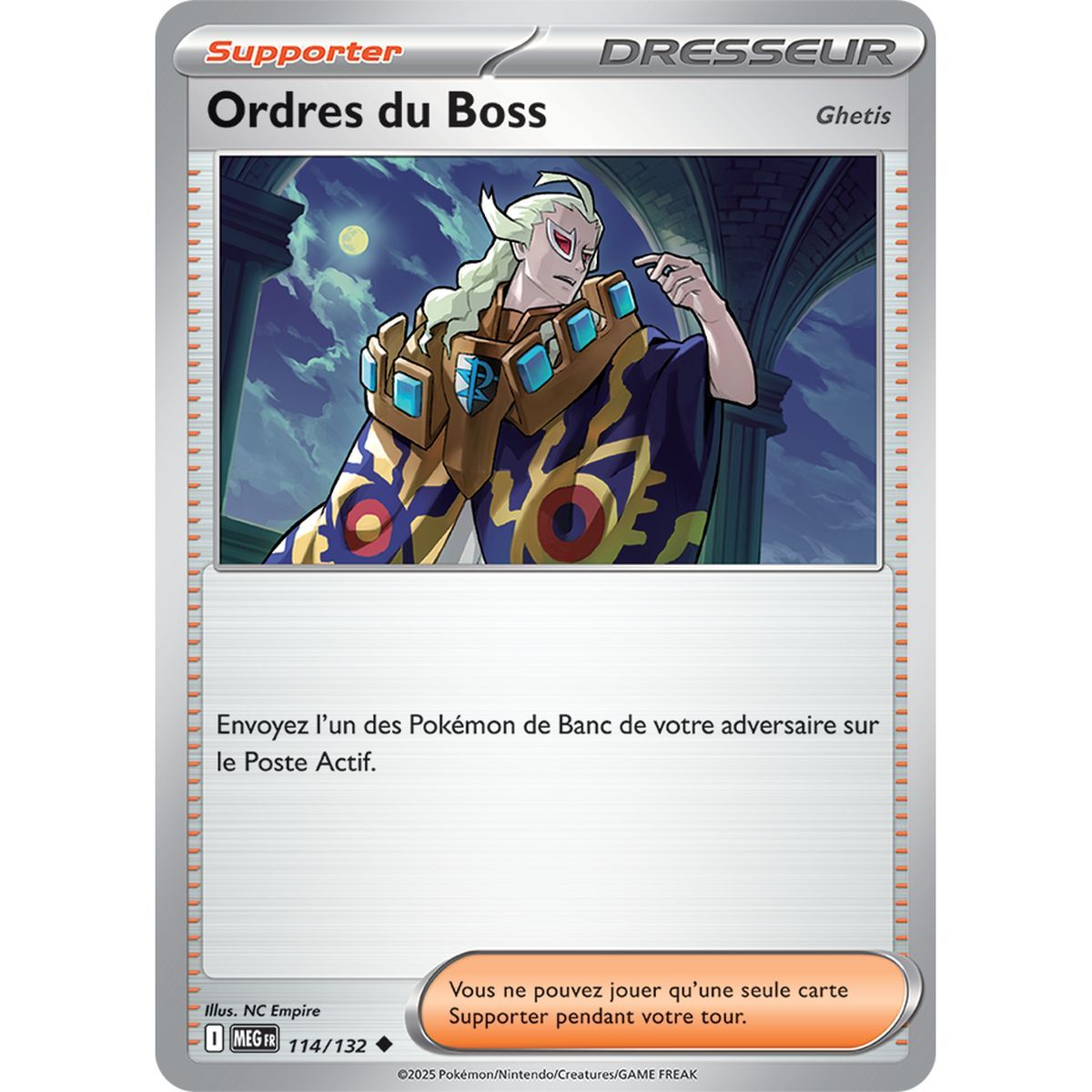 Item Ordres du Boss - Reverse 114/132 - Méga-Evolution