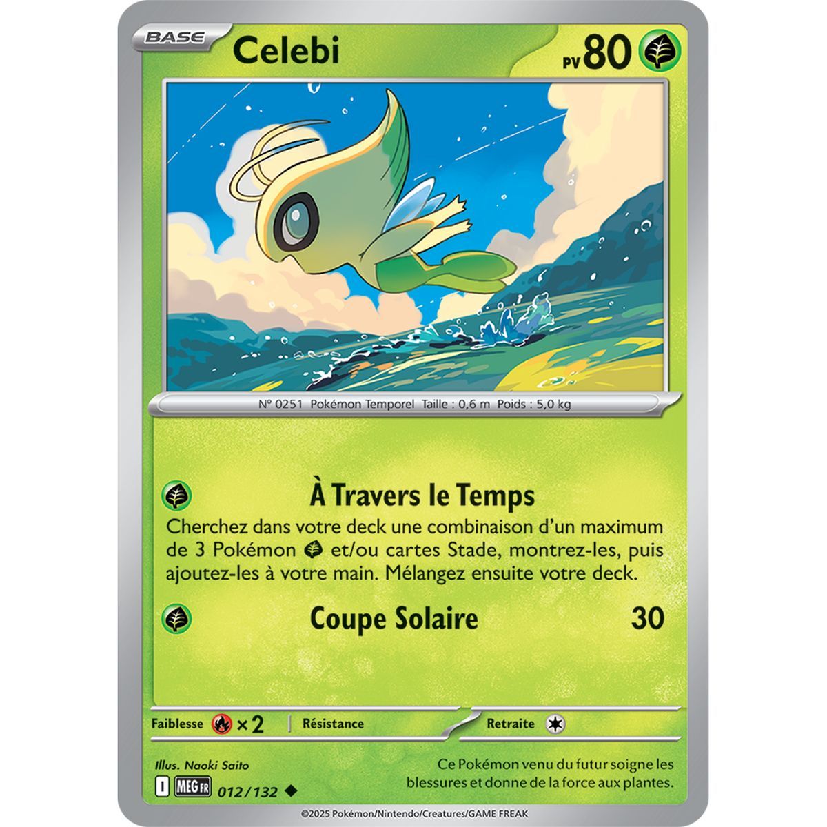 Celebi - Reverse 12/132 - Méga-Evolution