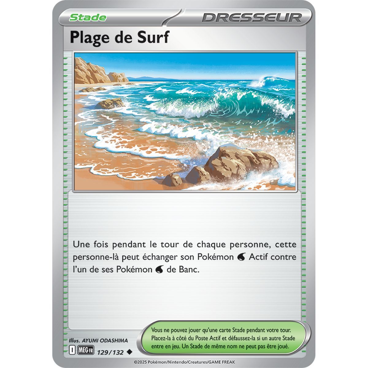 Item Plage de Surf - Peu Commune 129/132 - Méga-Evolution