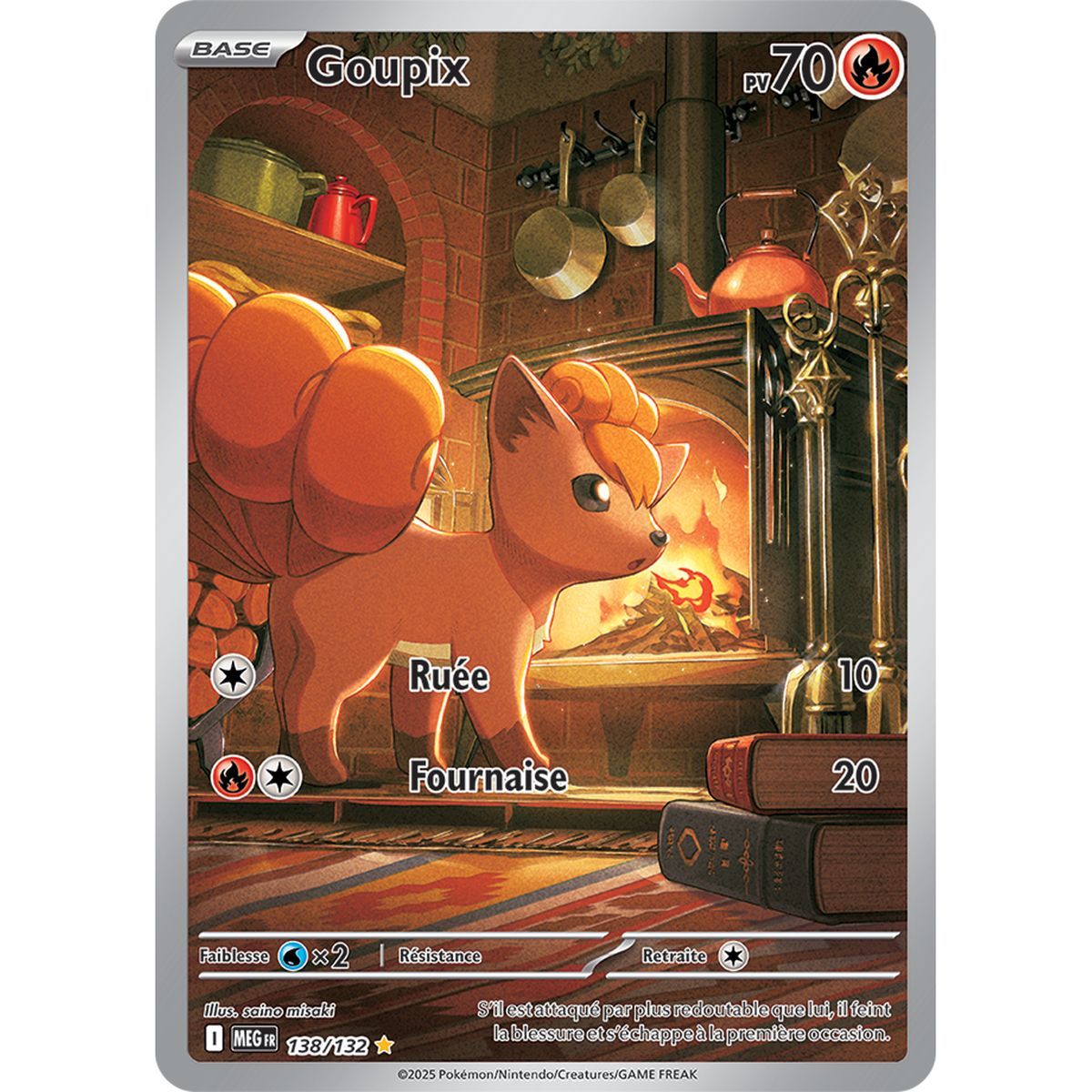 Goupix - Illustration Rare 138/132 - Méga-Evolution