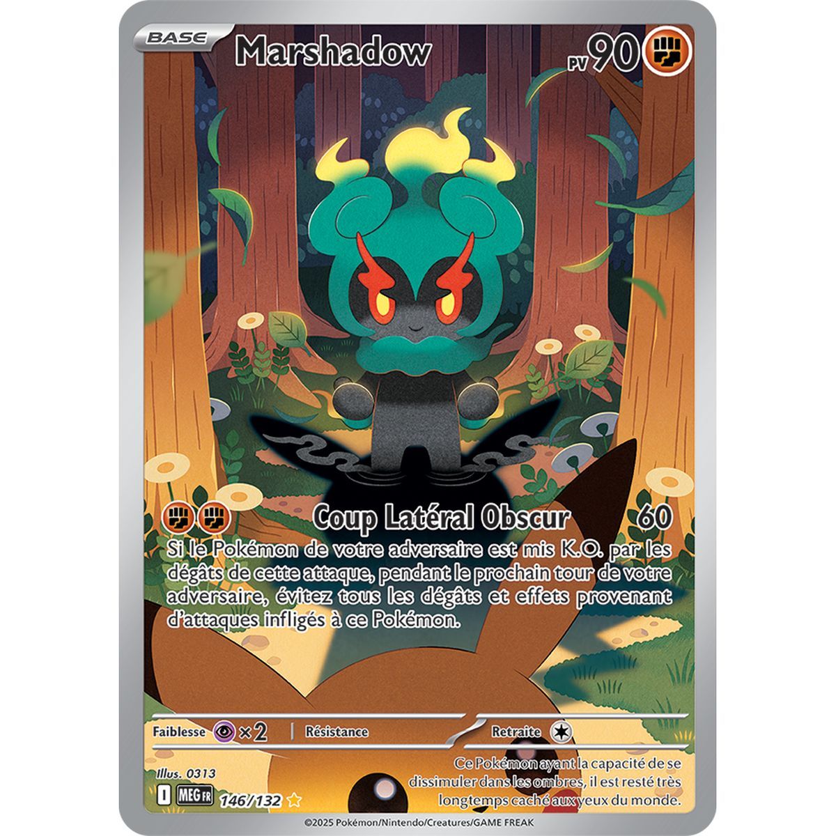 Marshadow - Illustration Rare 146/132 - Méga-Evolution