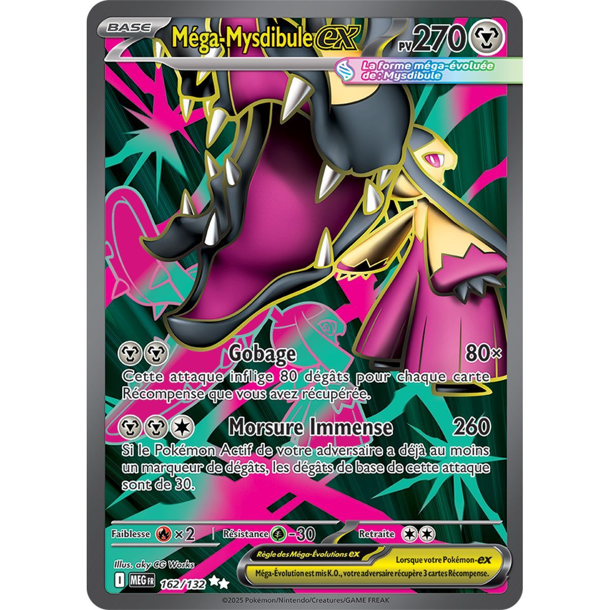 Méga-Mysdibule-ex - Ultra Rare 162/132 - Méga-Evolution