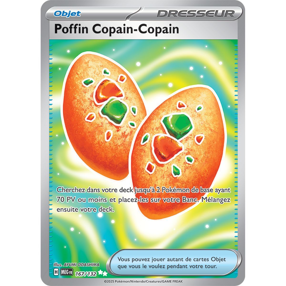 Poffin Copain-Copain - Ultra Rare 167/132 - Méga-Evolution