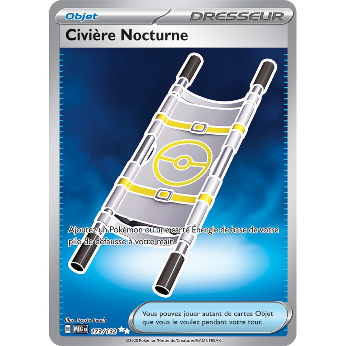 Civière Nocturne - Ultra Rare 173/132 - Méga-Evolution