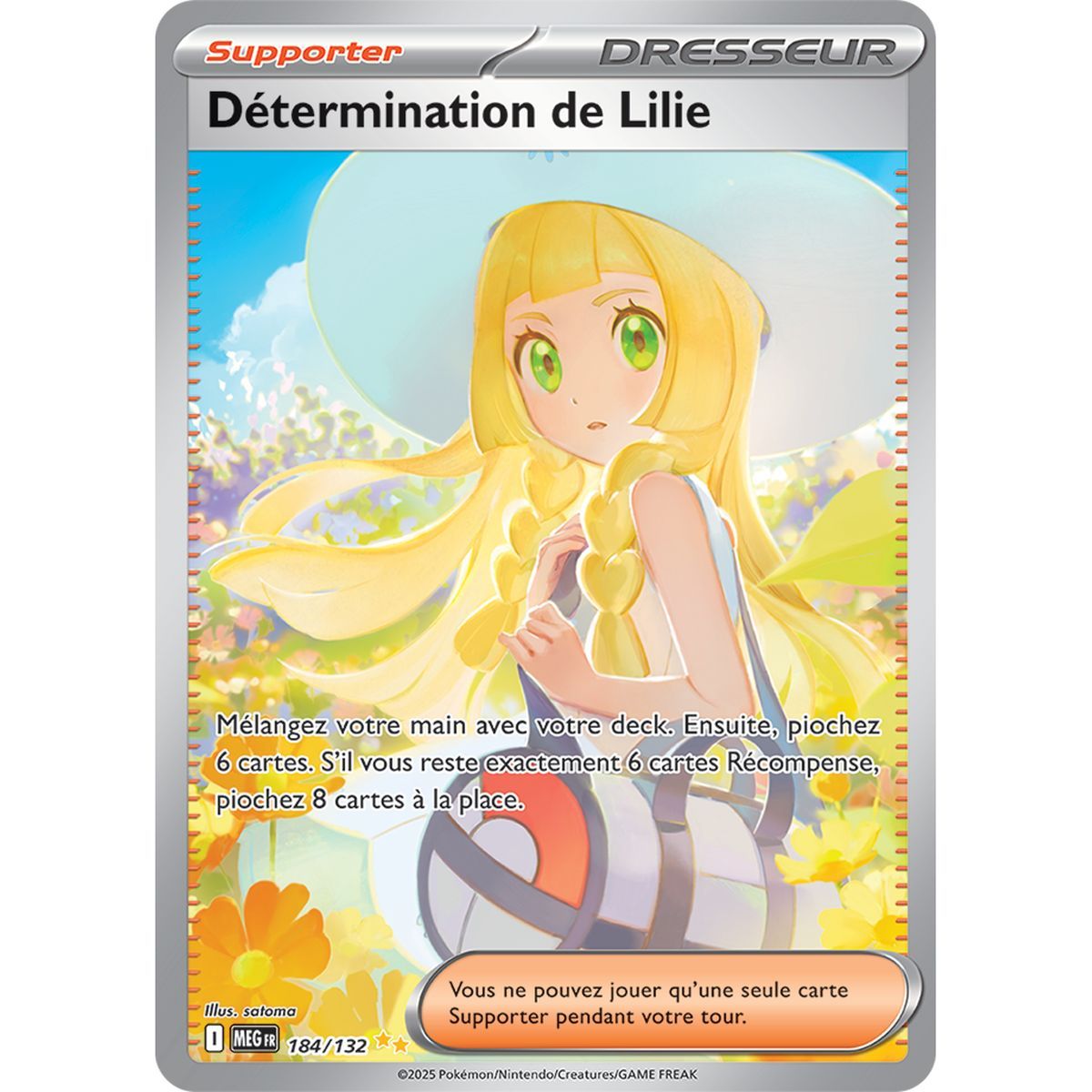Détermination de Lilie - Special Illustration Rare 184/132 - Méga-Evolution