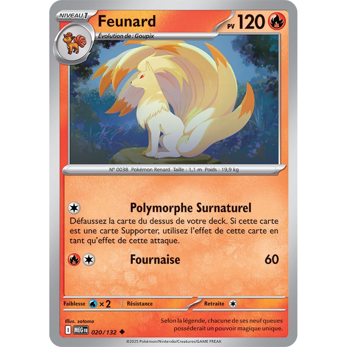 Feunard - Peu Commune 20/132 - Méga-Evolution