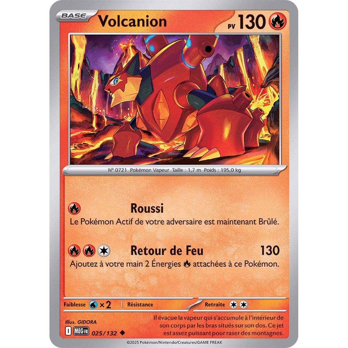 Volcanion - Peu Commune 25/132 - Méga-Evolution