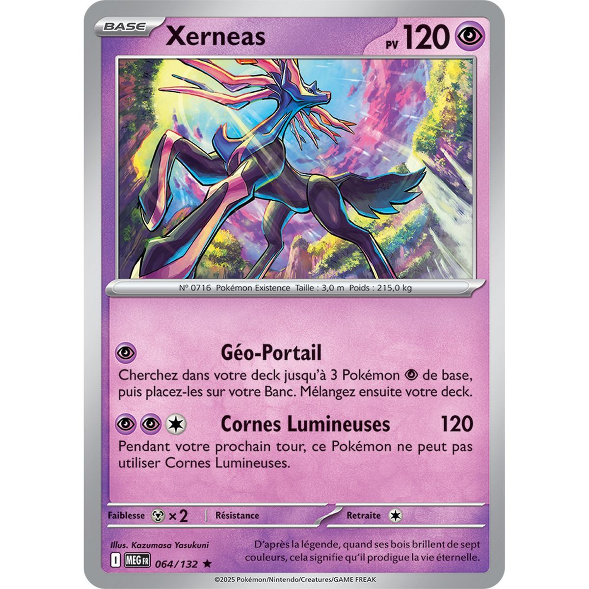 Xerneas - Holo Rare 64/132 - Méga-Evolution