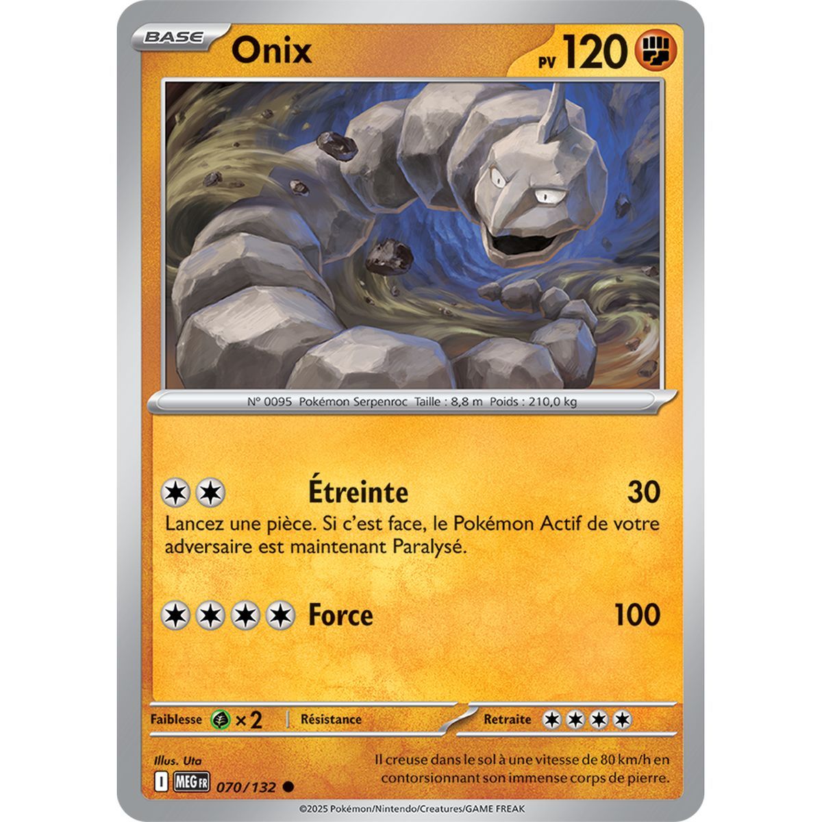 Onix - Commune 70/132 - Méga-Evolution