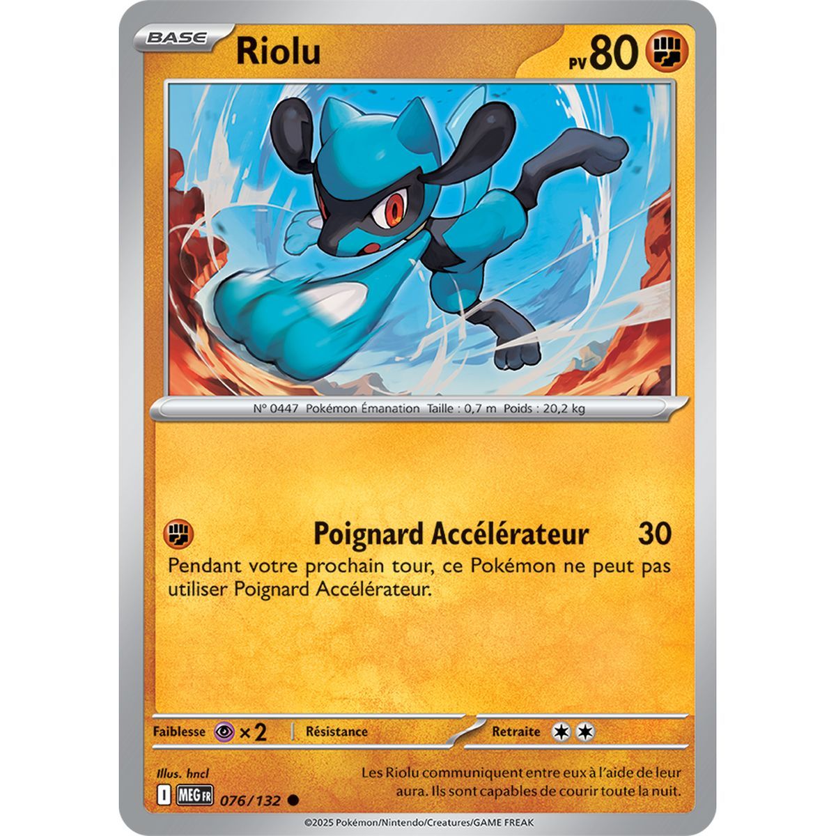 Riolu - Reverse 76/132 - Méga-Evolution