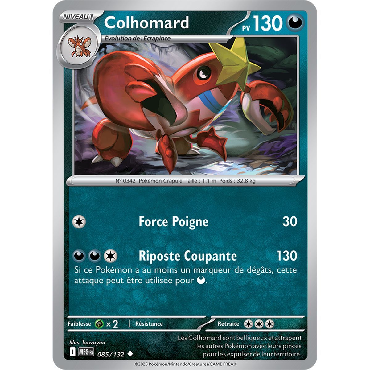 Item Colhomard - Reverse 85/132 - Méga-Evolution