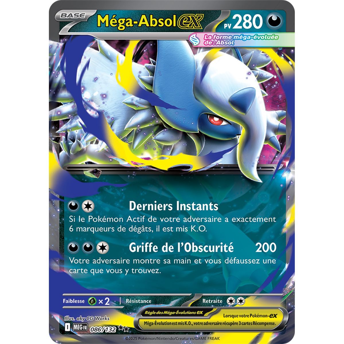 Méga-Absol-ex - Double Rare 86/132 - Méga-Evolution