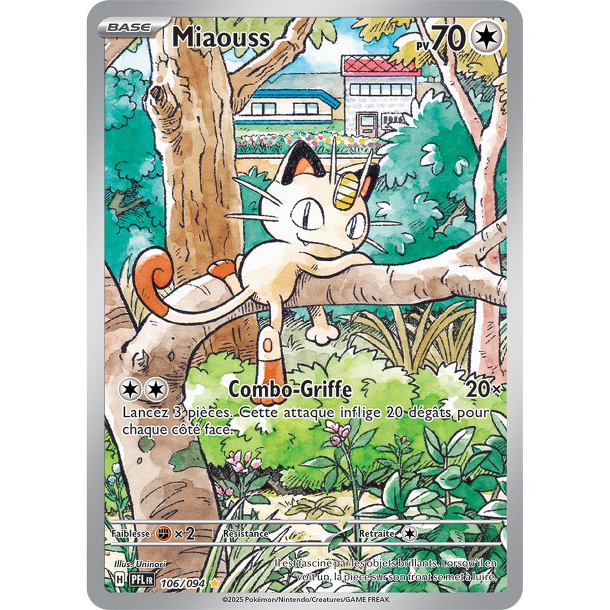 Miaouss - Illustration Rare 106/94 - Méga-Evolution 2 Flammes Fantasmagoriques