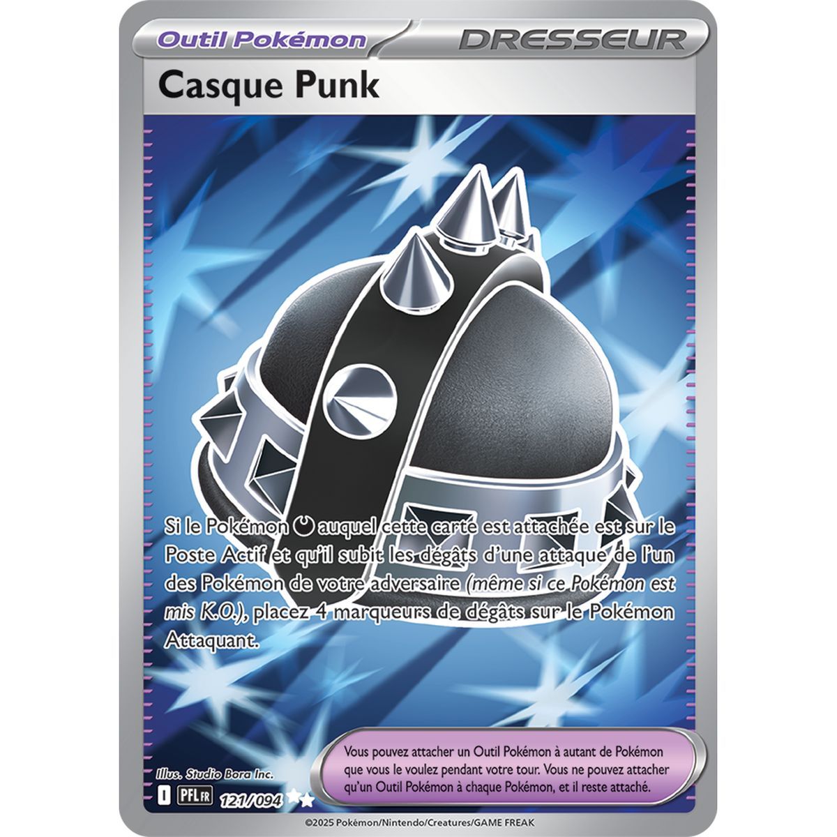 Casque Punk - Ultra Rare 121/94 - Méga-Evolution 2 Flammes Fantasmagoriques
