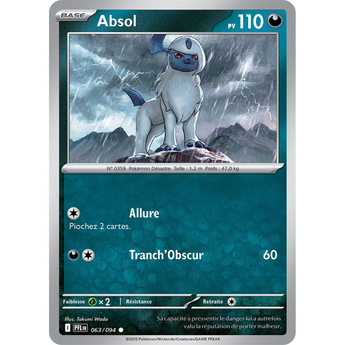 Absol - Reverse 63/94 - Méga-Evolution 2 Flammes Fantasmagoriques