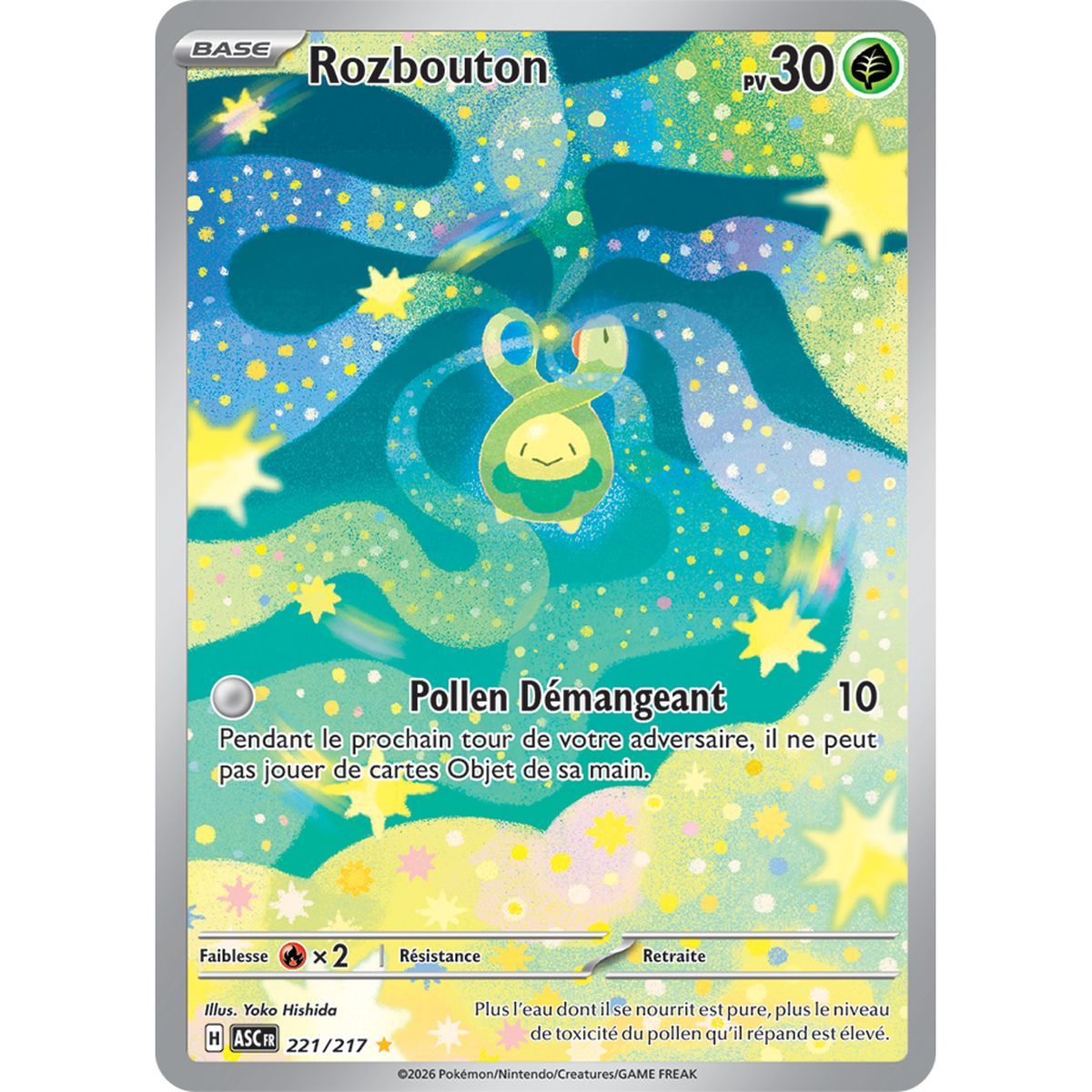 Rozbouton - Illustration Rare 221/217 - ME02.5 - Pokémon - Méga-Évolution Héros Transcendants