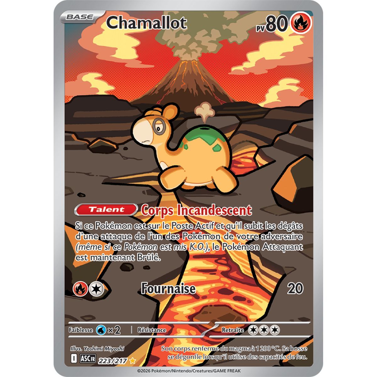 Chamallot - Illustration Rare 223/217 - ME02.5 - Pokémon - Méga-Évolution Héros Transcendants