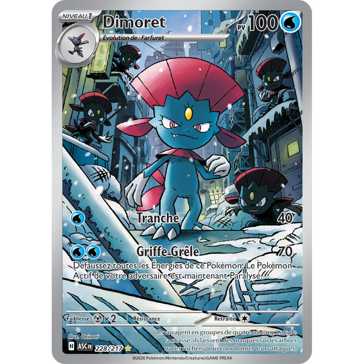 Dimoret - Illustration Rare 228/217 - ME02.5 - Pokémon - Méga-Évolution Héros Transcendants