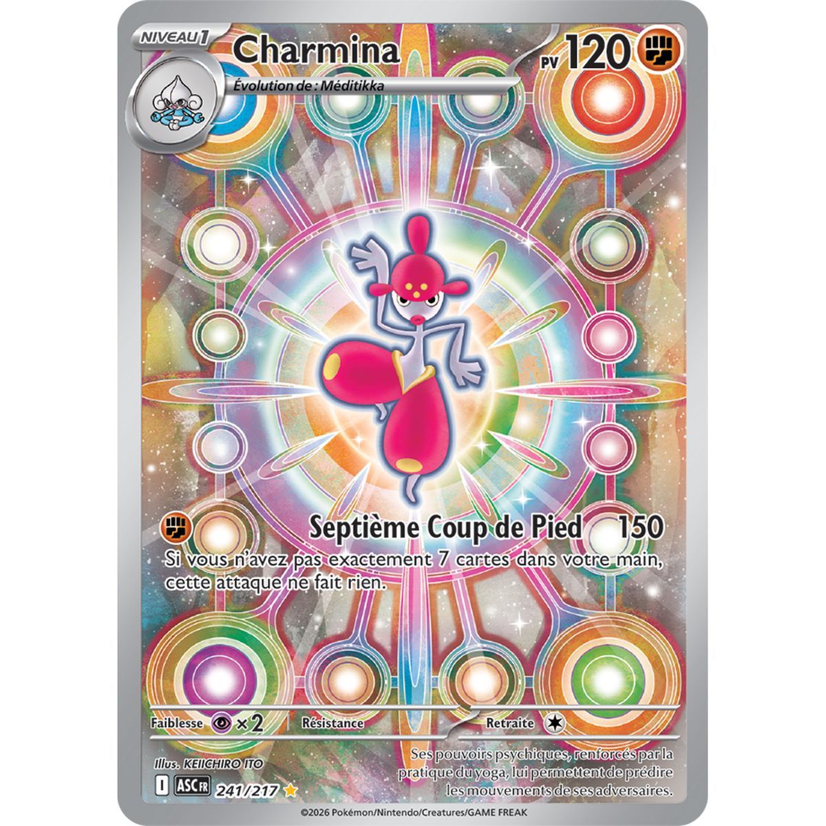 Charmina - Illustration Rare 241/217 - ME02.5 - Pokémon - Méga-Évolution Héros Transcendants