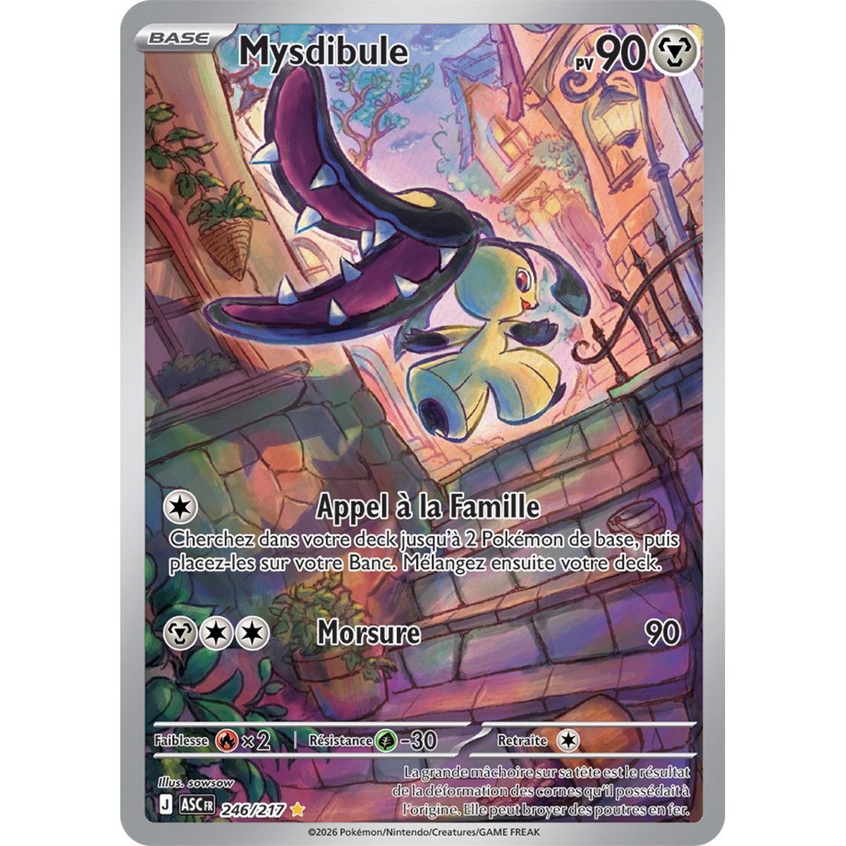 Mysdibule - Illustration Rare 246/217 - ME02.5 - Pokémon - Méga-Évolution Héros Transcendants