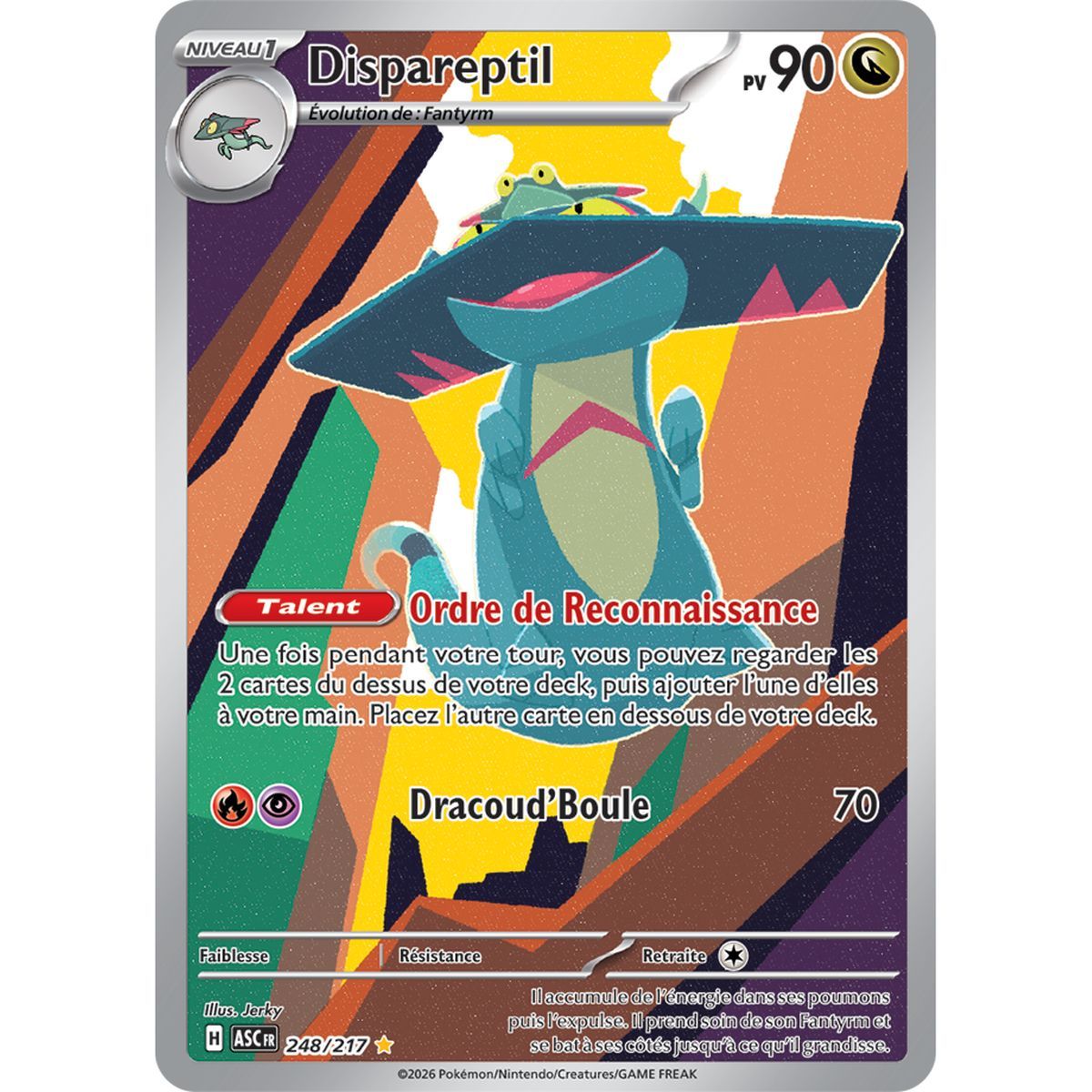 Dispareptil - Illustration Rare 248/217 - ME02.5 - Pokémon - Méga-Évolution Héros Transcendants