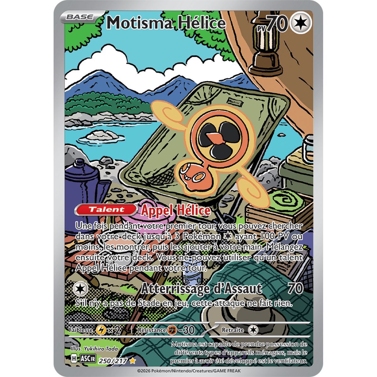Motisma Hélice - Illustration Rare 250/217 - ME02.5 - Pokémon - Méga-Évolution Héros Transcendants
