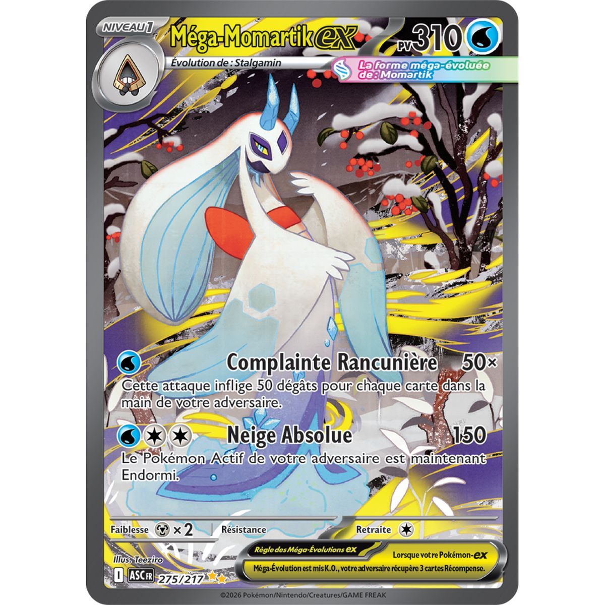 Méga-Momartik EX - Special Illustration Rare 275/217 - ME02.5 - Pokémon - Méga-Évolution Héros Transcendants