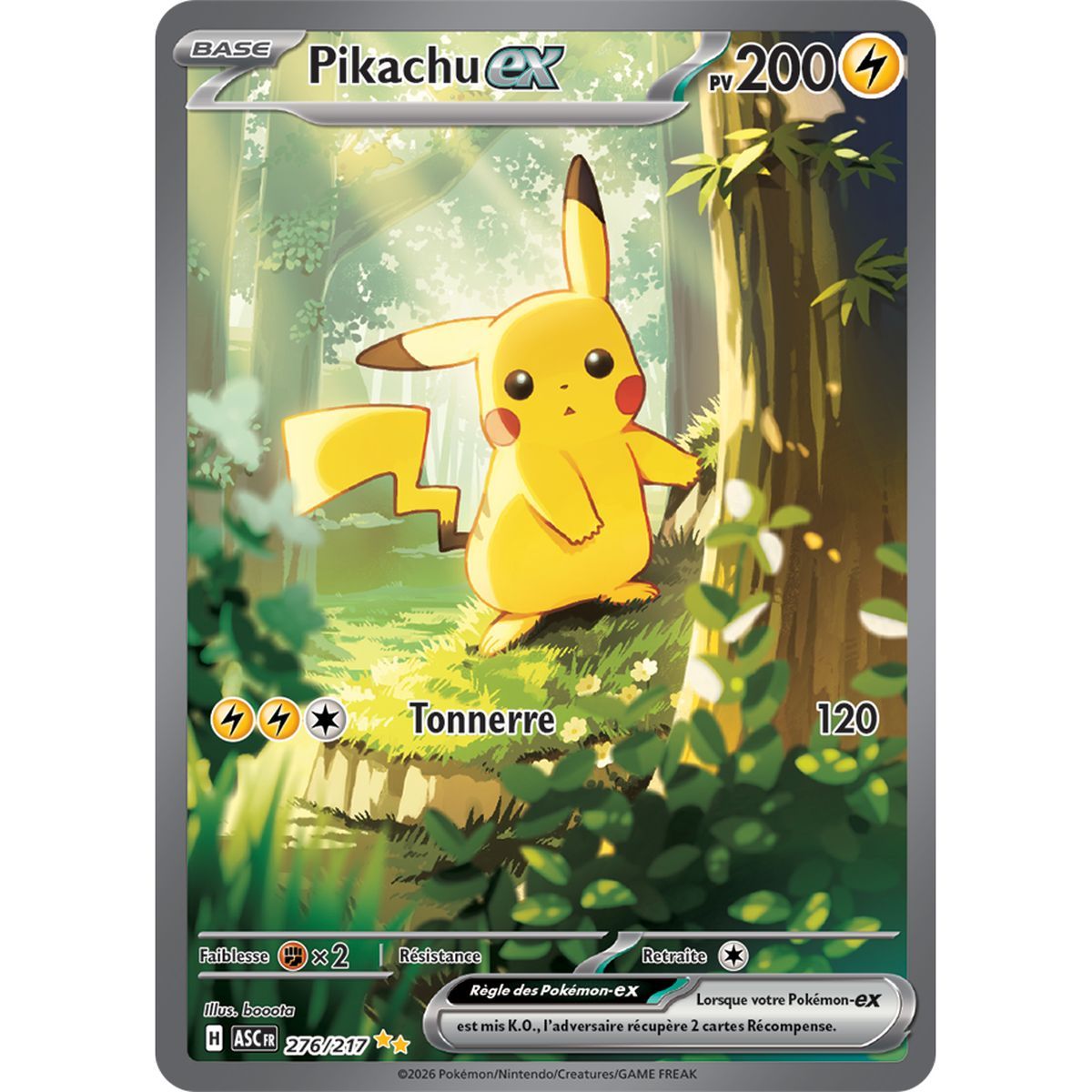 Pikachu EX - Special Illustration Rare 276/217 - ME02.5 - Pokémon - Méga-Évolution Héros Transcendants