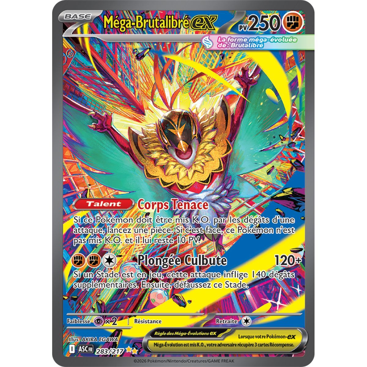 Méga-Brutalibré EX - Special Illustration Rare 283/217 - ME02.5 - Pokémon - Méga-Évolution Héros Transcendants