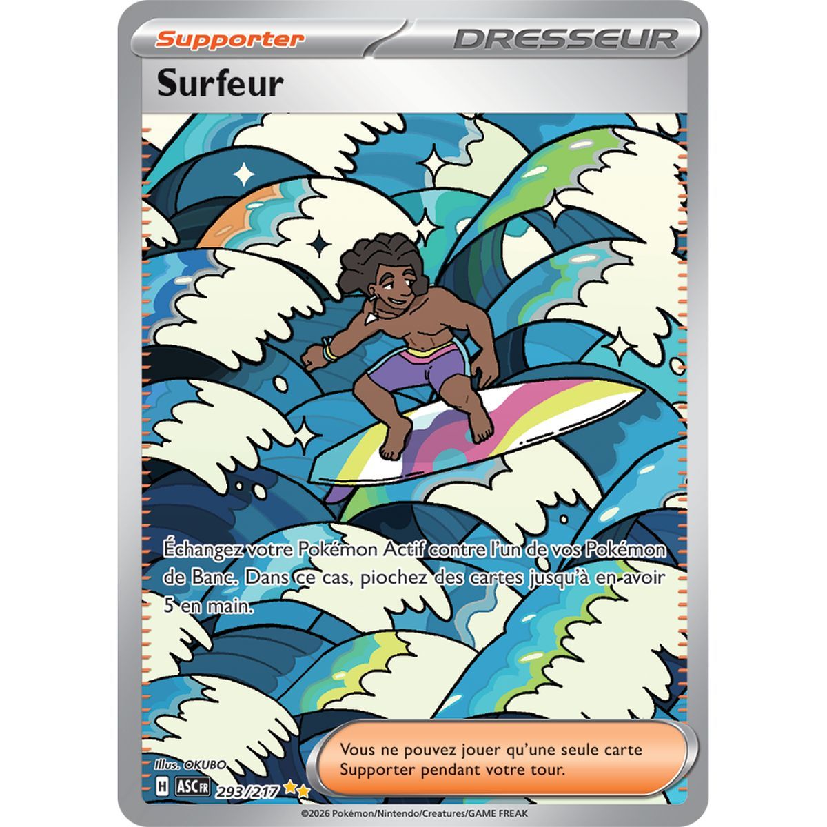 Surfeur - Special Illustration Rare 293/217 - ME02.5 - Pokémon - Méga-Évolution Héros Transcendants
