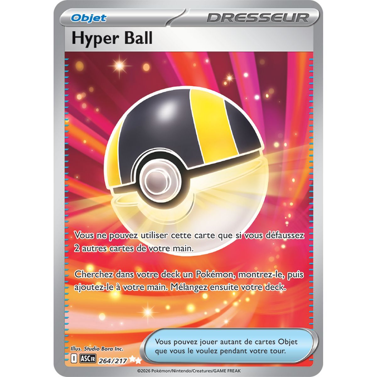 Hyper Ball - Ultra Rare 264/217 - ME02.5 - Pokémon - Méga-Évolution Héros Transcendants