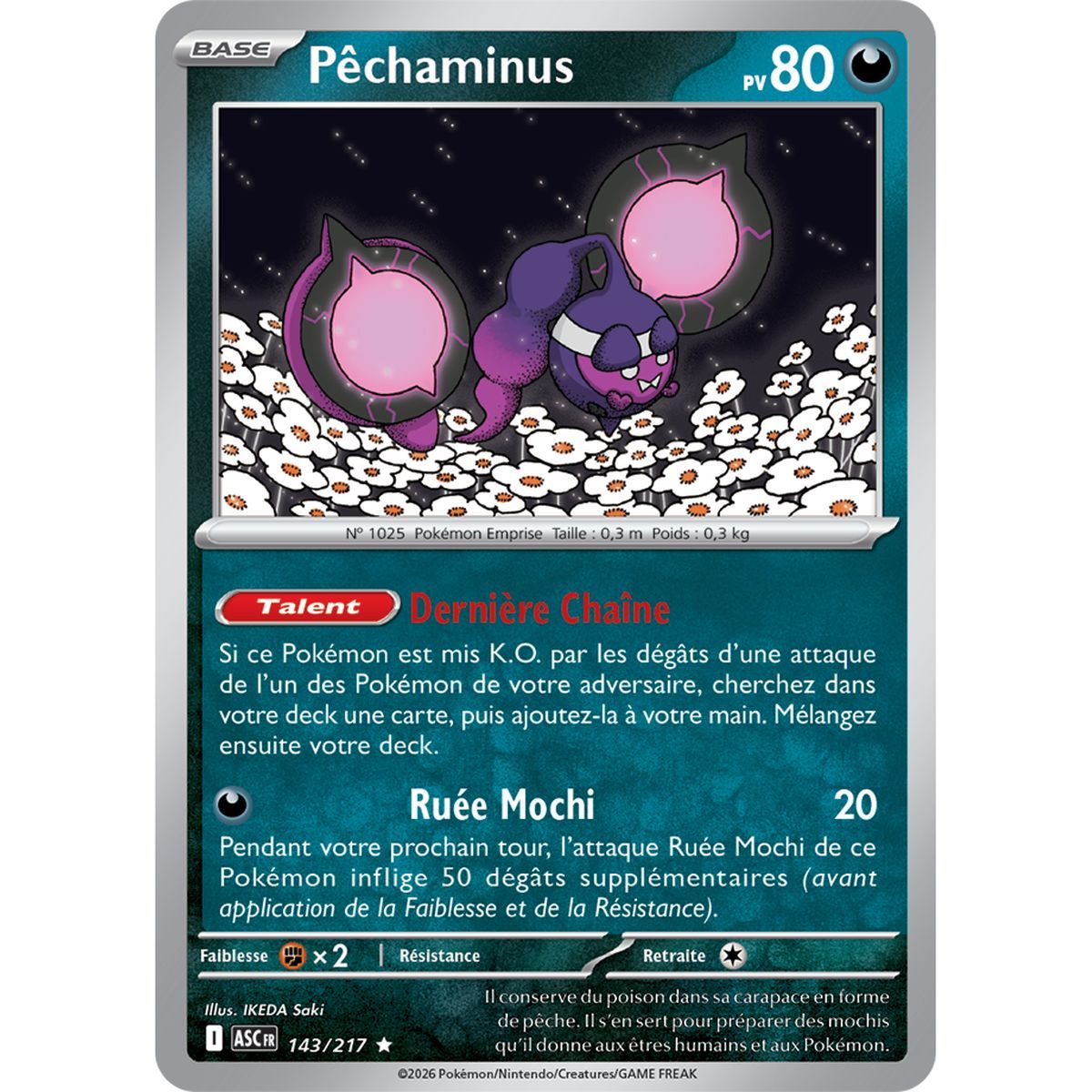 Pêchaminus - Holo Rare 143/217 - ME02.5 - Pokémon - Méga-Évolution Héros Transcendants
