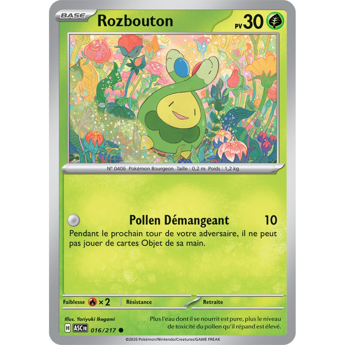 Rozbouton - Reverse Pokéball 16/217 - ME02.5 - Pokémon - Méga-Évolution Héros Transcendants