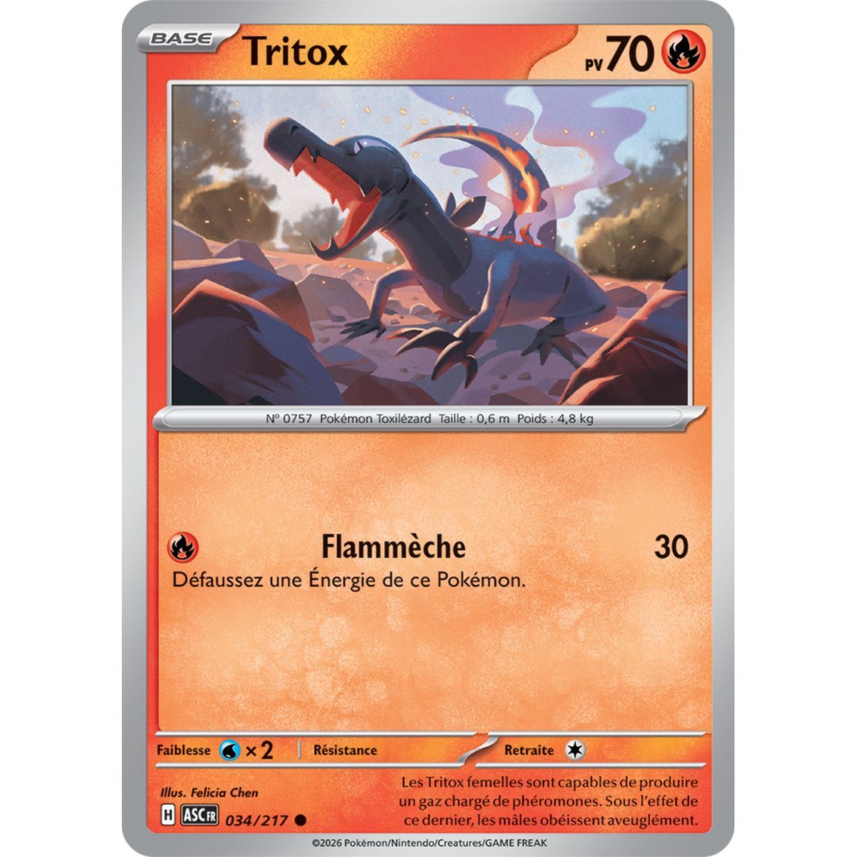 Tritox - Reverse Pokéball 34/217 - ME02.5 - Pokémon - Méga-Évolution Héros Transcendants