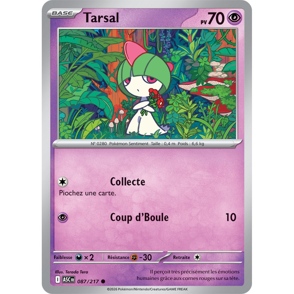 Tarsal - Reverse Pokéball 87/217 - ME02.5 - Pokémon - Méga-Évolution Héros Transcendants